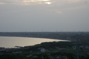 千葉県銚子市の風力発電所群（撮影：2009/05/04）