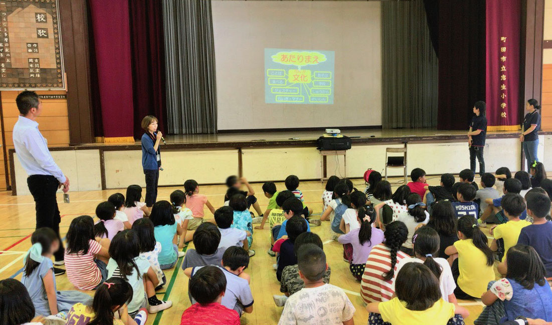 【報告】国際学生訪問ワークショップ実施（町田市立忠生小学校）：2019年6月19日